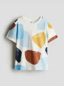 Boys Abstract Print T-Shirt – Soft Cotton Casual Wear