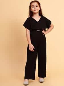 Girls black jumpsuit