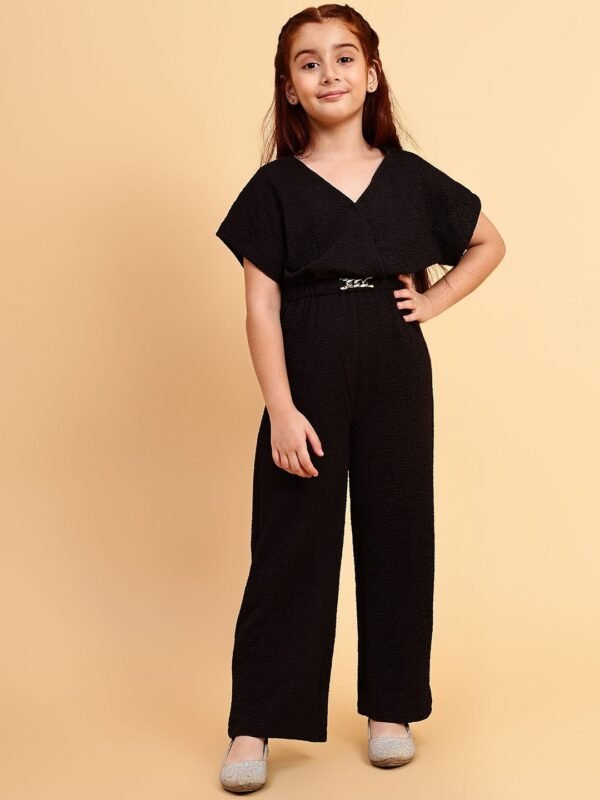 Girls black jumpsuit